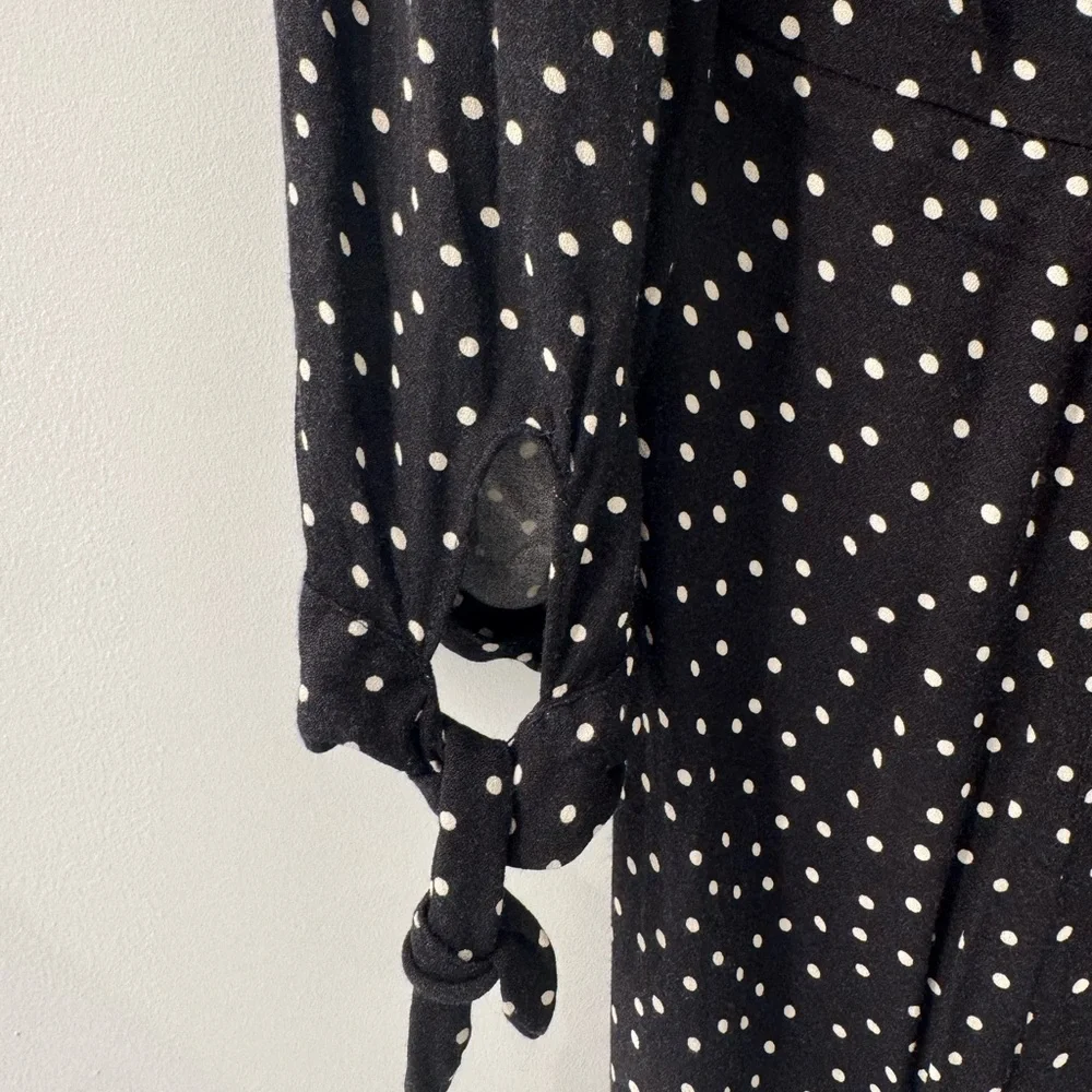 Reformation Black and White Long Sleeve Dress - Picture 5 of 7